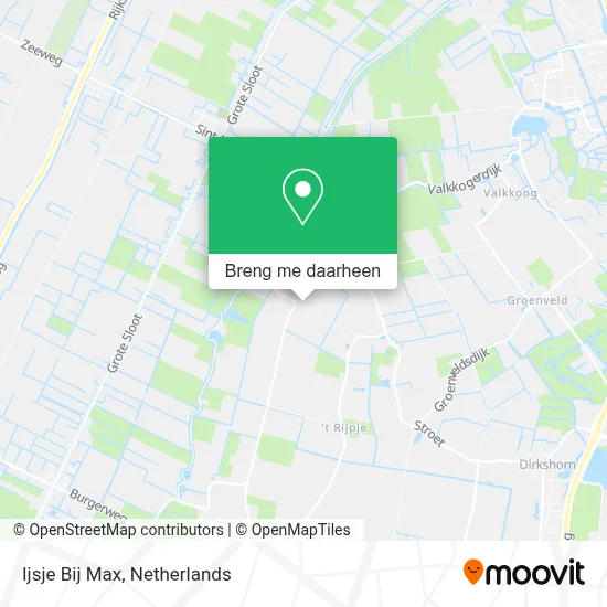 Ijsje Bij Max kaart