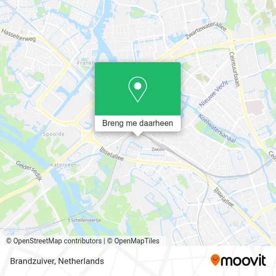 Brandzuiver kaart