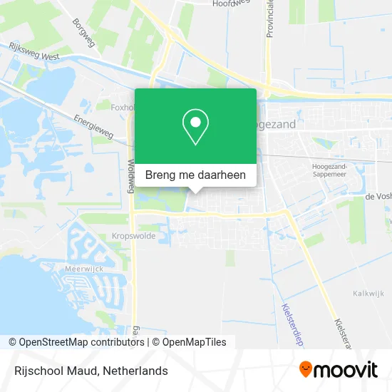 Rijschool Maud kaart