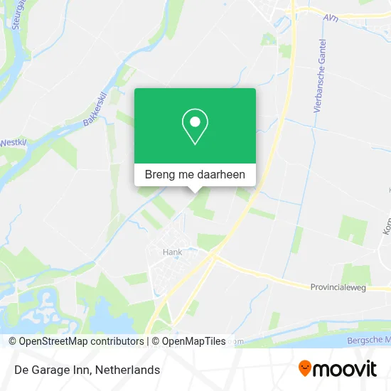 De Garage Inn kaart