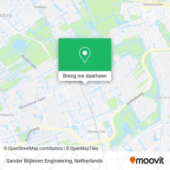 Sander Blijleven Engineering kaart