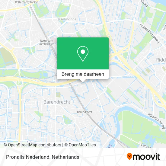 Pronails Nederland kaart