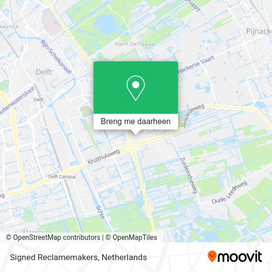 Signed Reclamemakers kaart