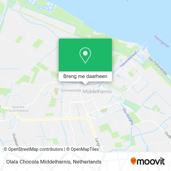Olala Chocola Middelharnis kaart