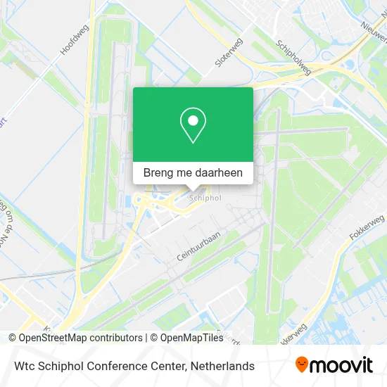 Wtc Schiphol Conference Center kaart