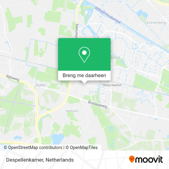 Despellenkamer kaart