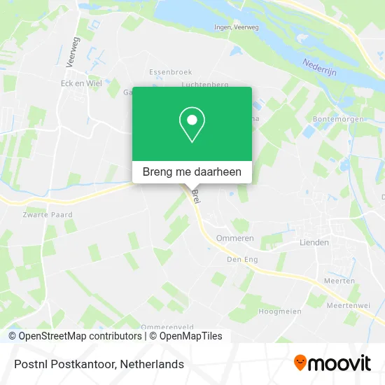 Postnl Postkantoor kaart