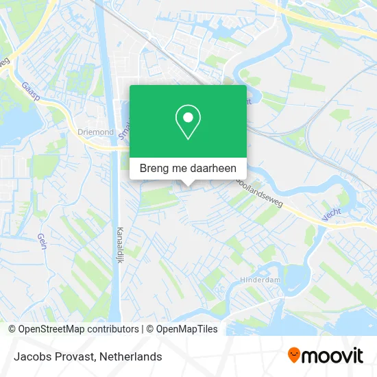 Jacobs Provast kaart