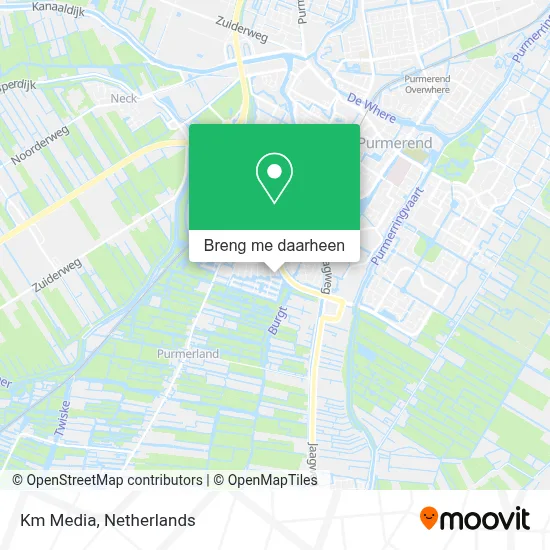 Km Media kaart