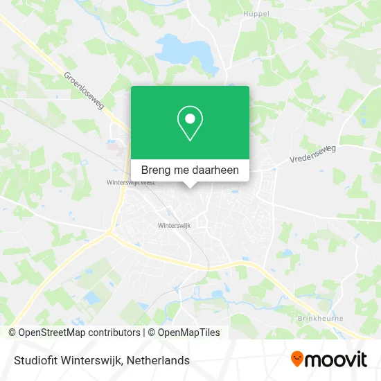 Studiofit Winterswijk kaart