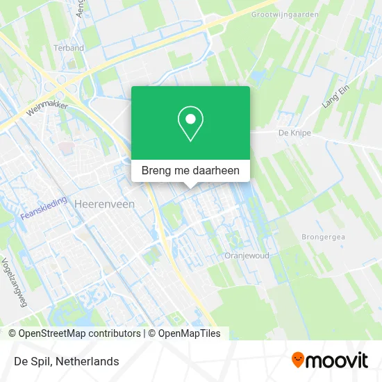De Spil kaart
