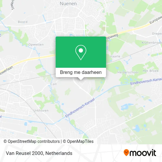 Van Reusel 2000 kaart