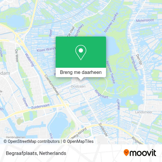 Begraafplaats kaart