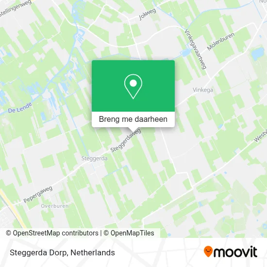 Steggerda Dorp kaart