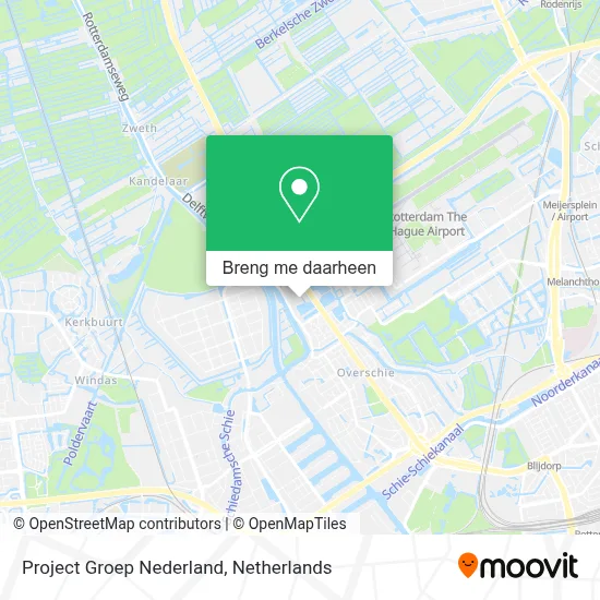 Project Groep Nederland kaart