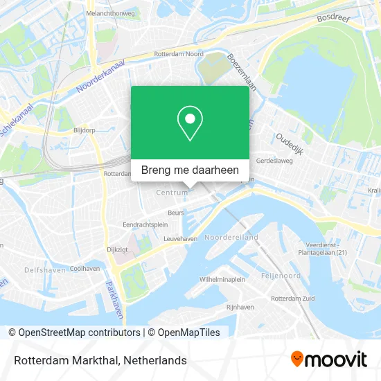 Rotterdam Markthal kaart