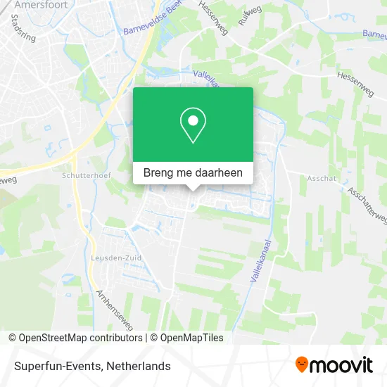 Superfun-Events kaart
