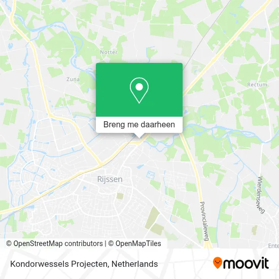 Kondorwessels Projecten kaart