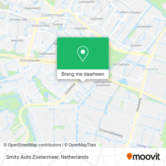 Smits Auto Zoetermeer kaart
