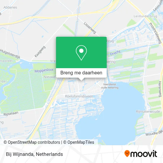 Bij Wijnanda kaart