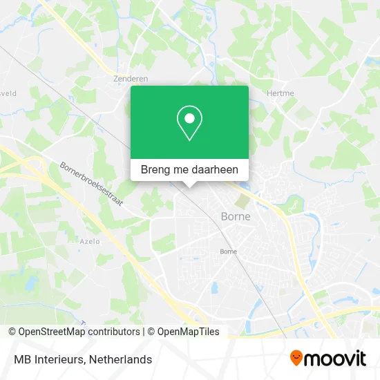 MB Interieurs kaart