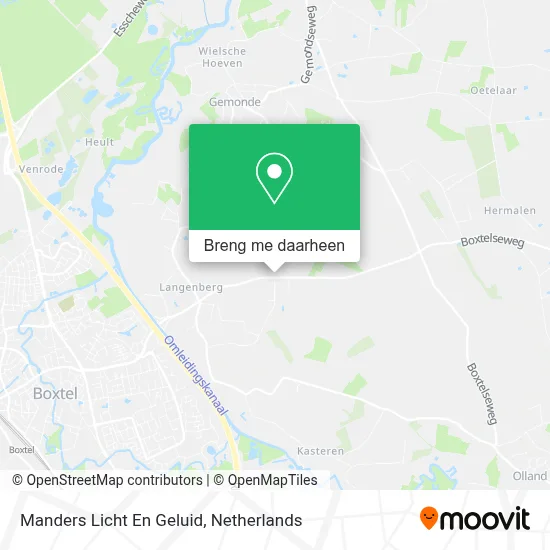 Manders Licht En Geluid kaart