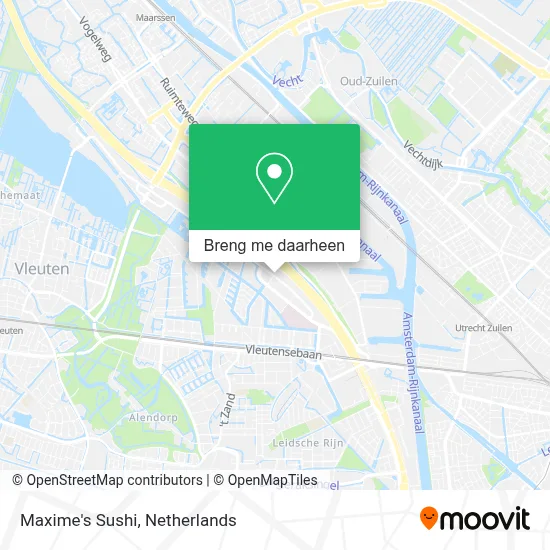 Maxime's Sushi kaart