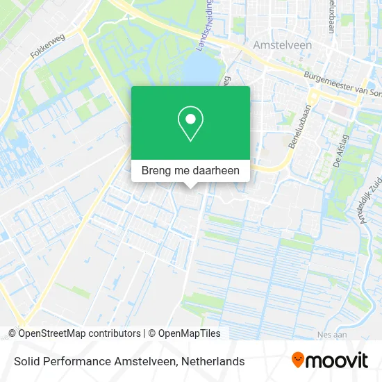 Solid Performance Amstelveen kaart