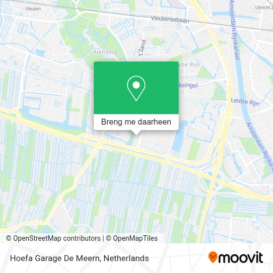 Hoefa Garage De Meern kaart
