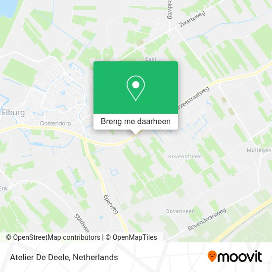 Atelier De Deele kaart