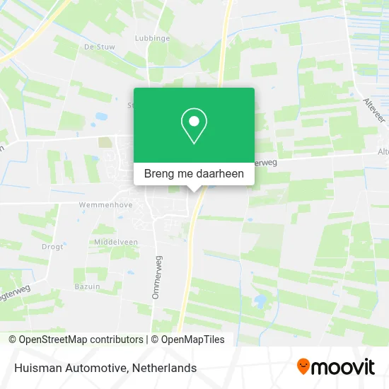 Huisman Automotive kaart