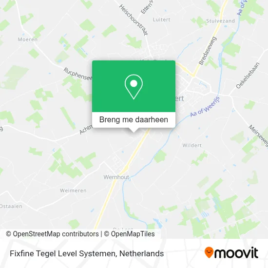 Fixfine Tegel Level Systemen kaart