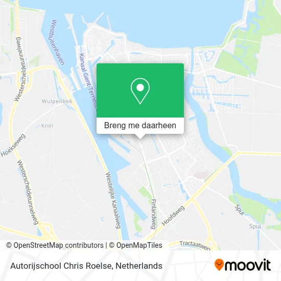 Autorijschool Chris Roelse kaart