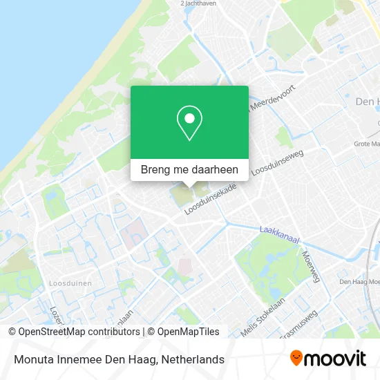 Monuta Innemee Den Haag kaart