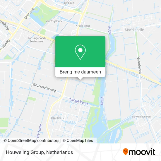 Houweling Group kaart