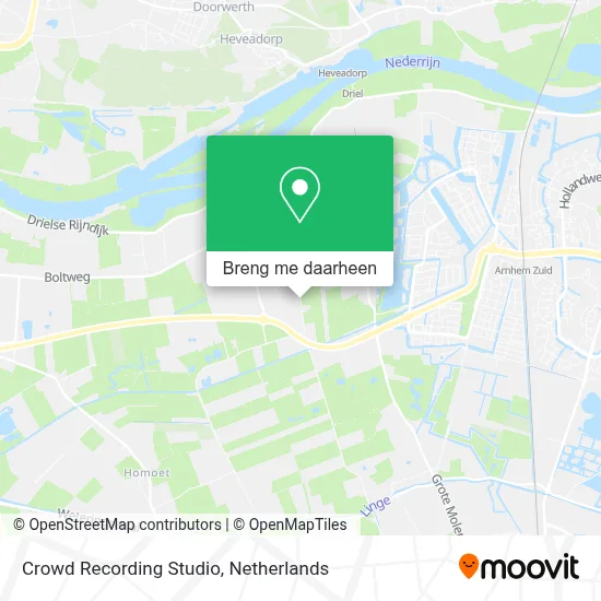 Crowd Recording Studio kaart