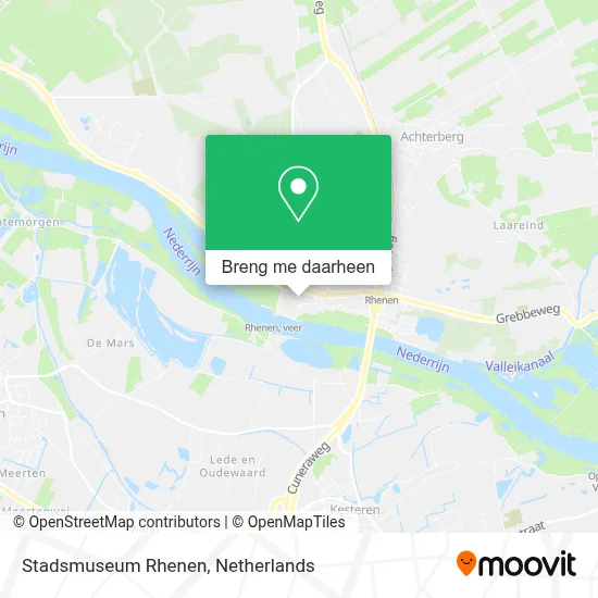 Stadsmuseum Rhenen kaart