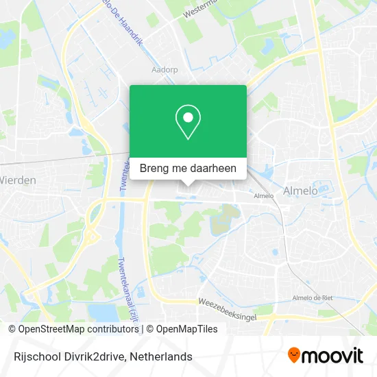 Rijschool Divrik2drive kaart