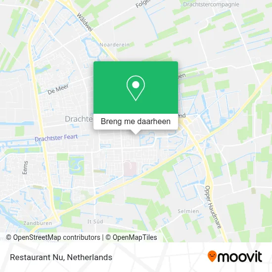 Restaurant Nu kaart