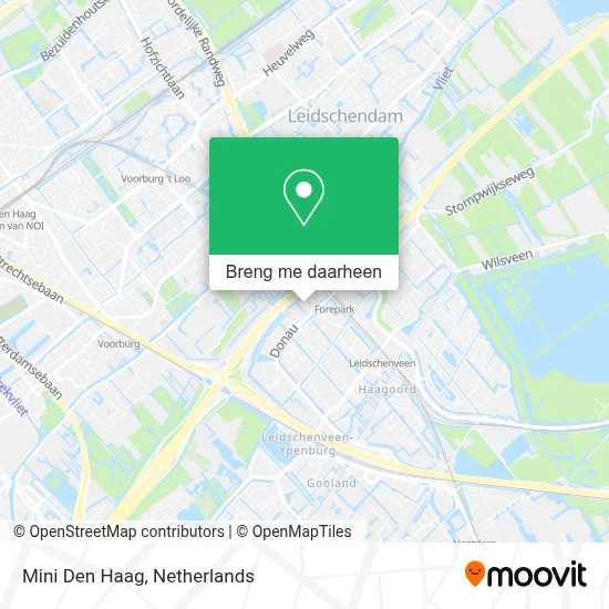 Mini Den Haag kaart