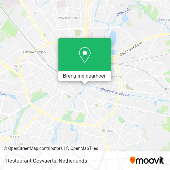 Restaurant Goyvaerts kaart