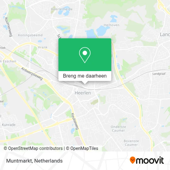 Muntmarkt kaart
