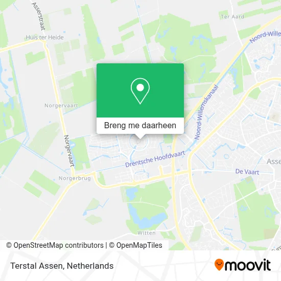 Terstal Assen kaart