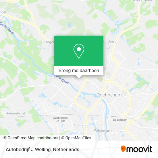 Autobedrijf J.Welling kaart