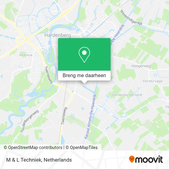 M & L Techniek kaart