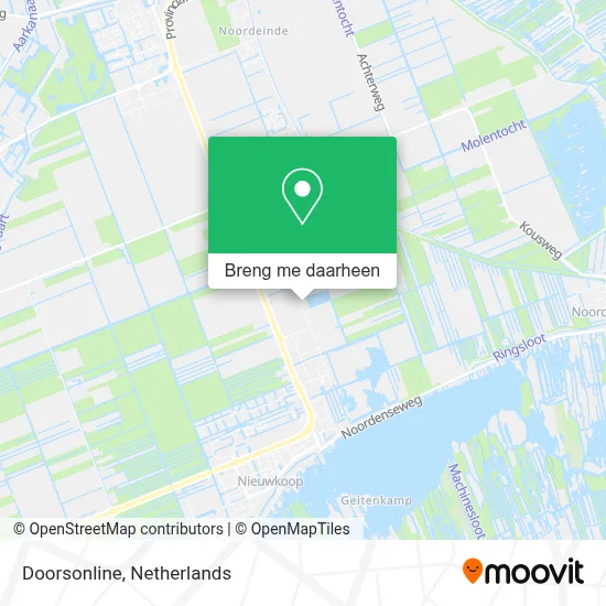 Doorsonline kaart