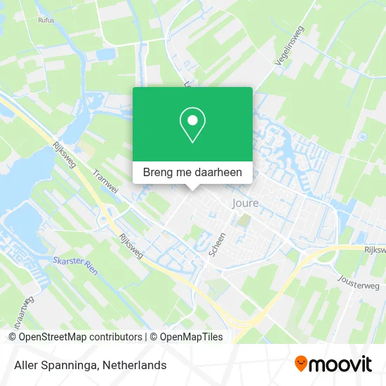 Aller Spanninga kaart