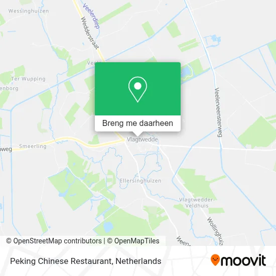 Peking Chinese Restaurant kaart
