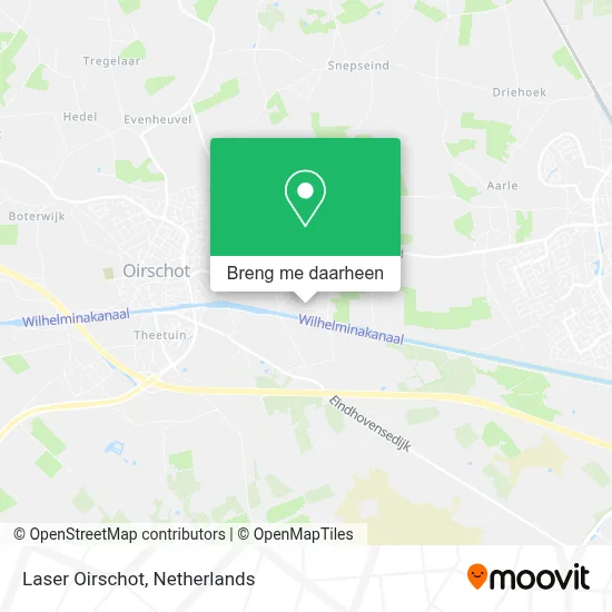 Laser Oirschot kaart