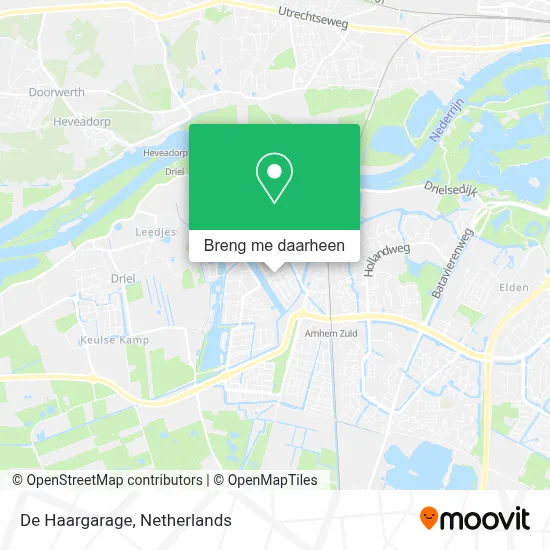 De Haargarage kaart